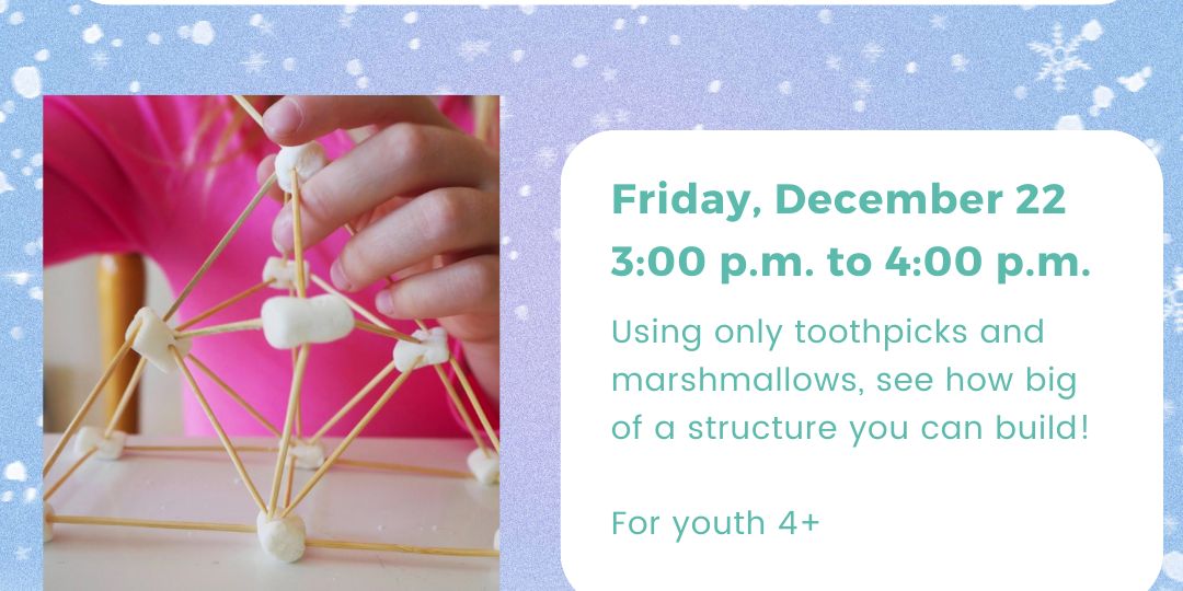 Toothpick Human Build Dec 22: Marshmallow and Toothpick Building Challenge